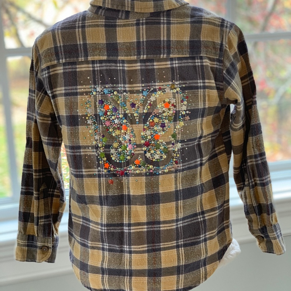 Girls flannel shirt